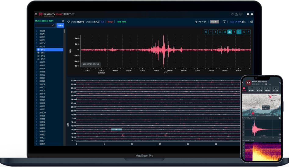 Ecosystem - Earthquake and Infrasound Sensors